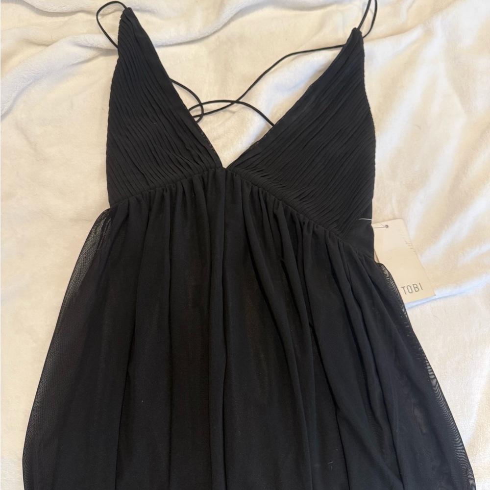 Tobi Black Mini Dress